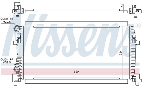 Nissens 65317 kühler - nissens,